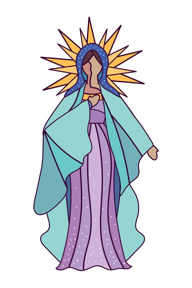 assumption of mary virgin vector