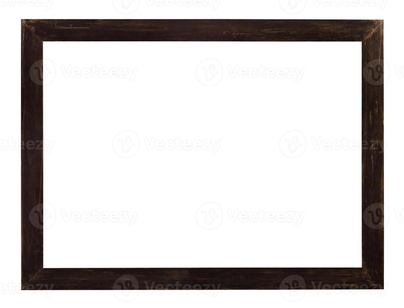 modern flat dark brown wooden picture frame photo