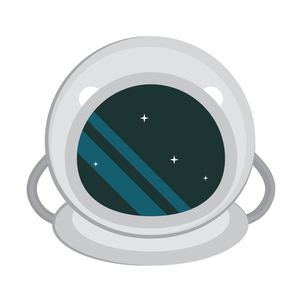 astronauta casco espacio vector