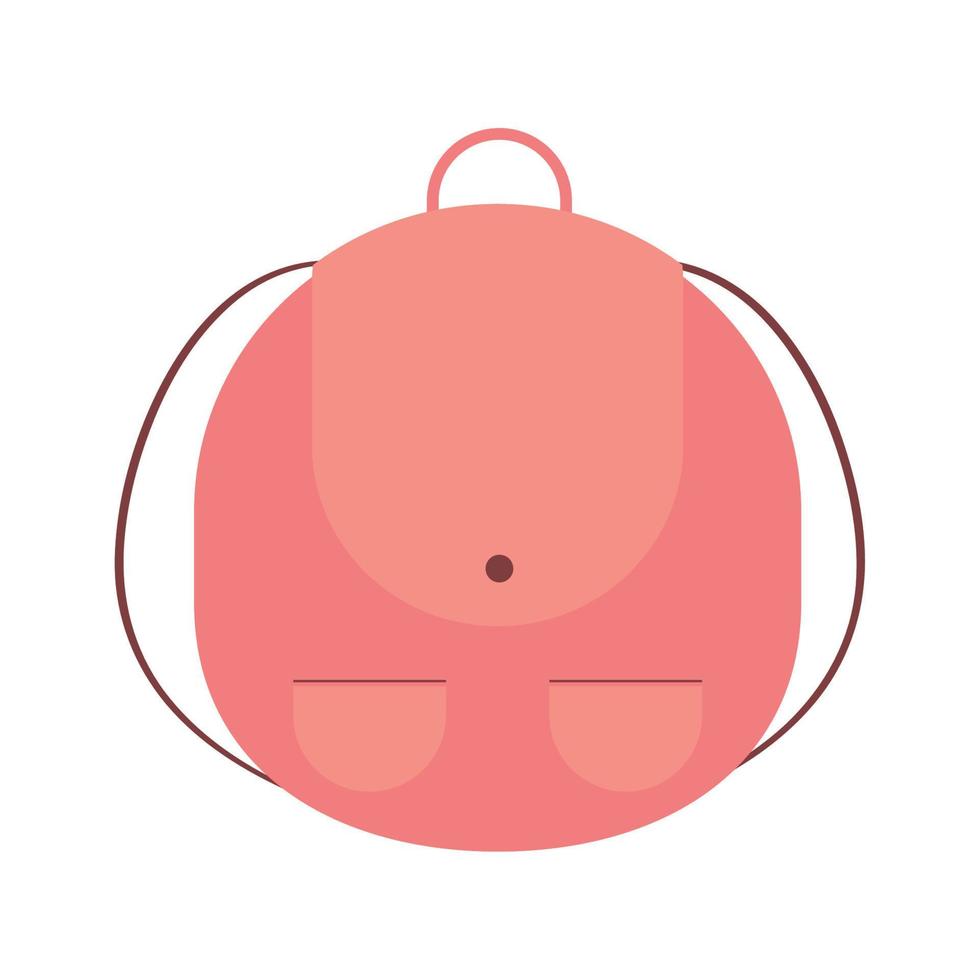 equipo de mochila de dibujos animados vector