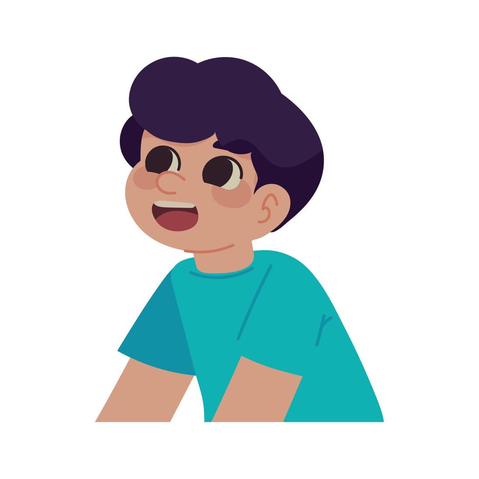 little boy character vector
