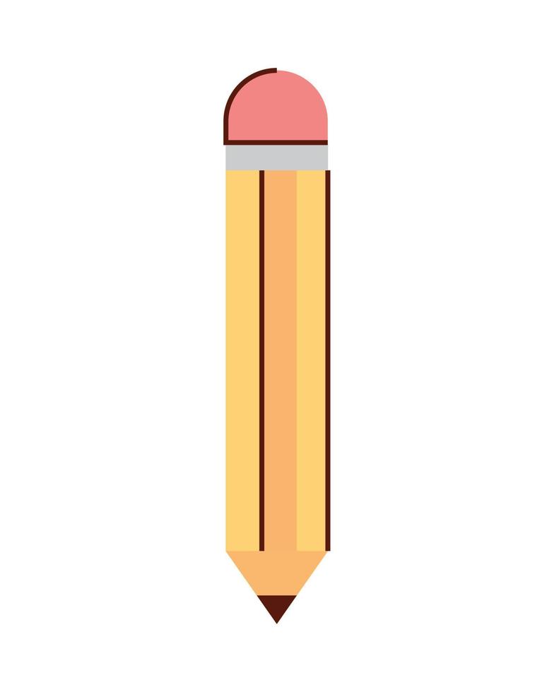 pencil school supply vector