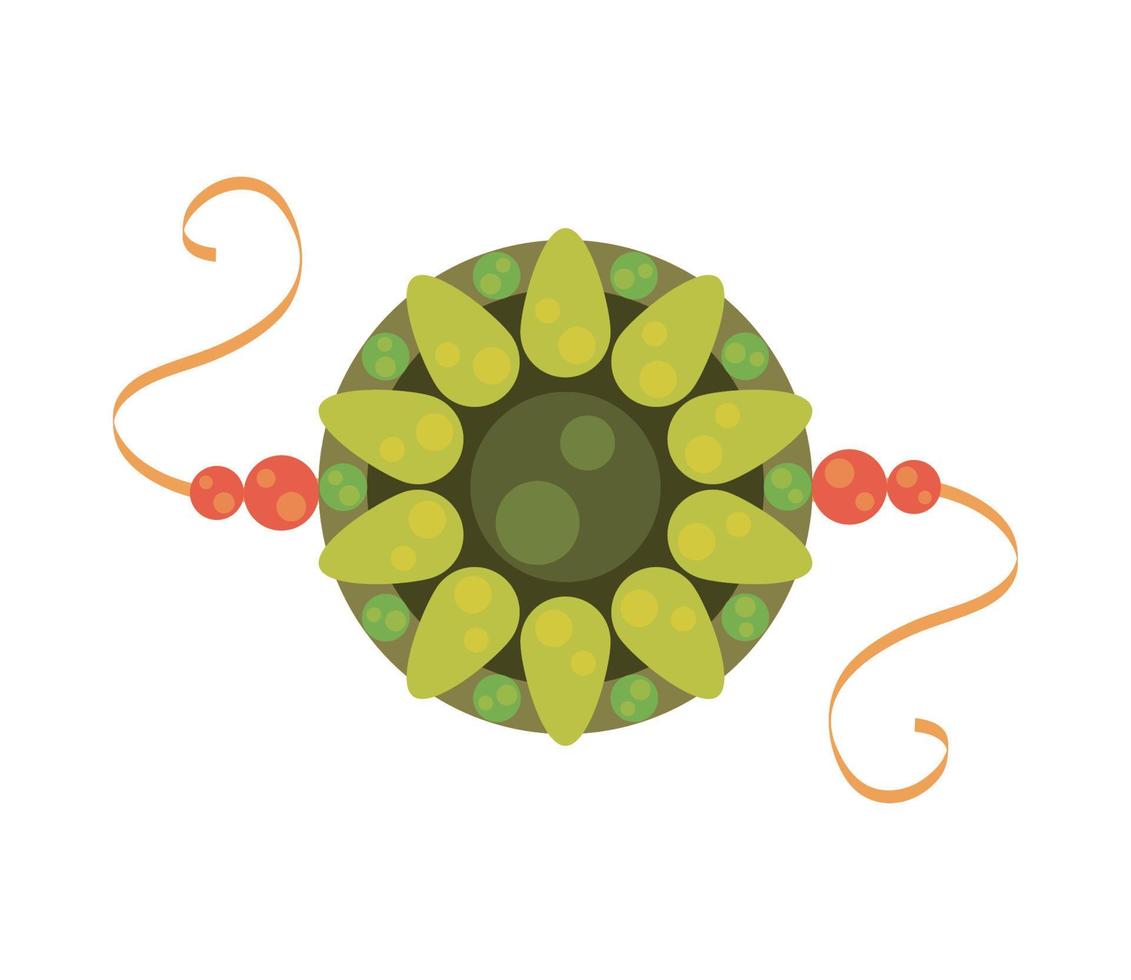 green bracelet accessory vector