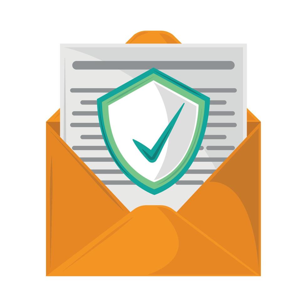 email check mark vector