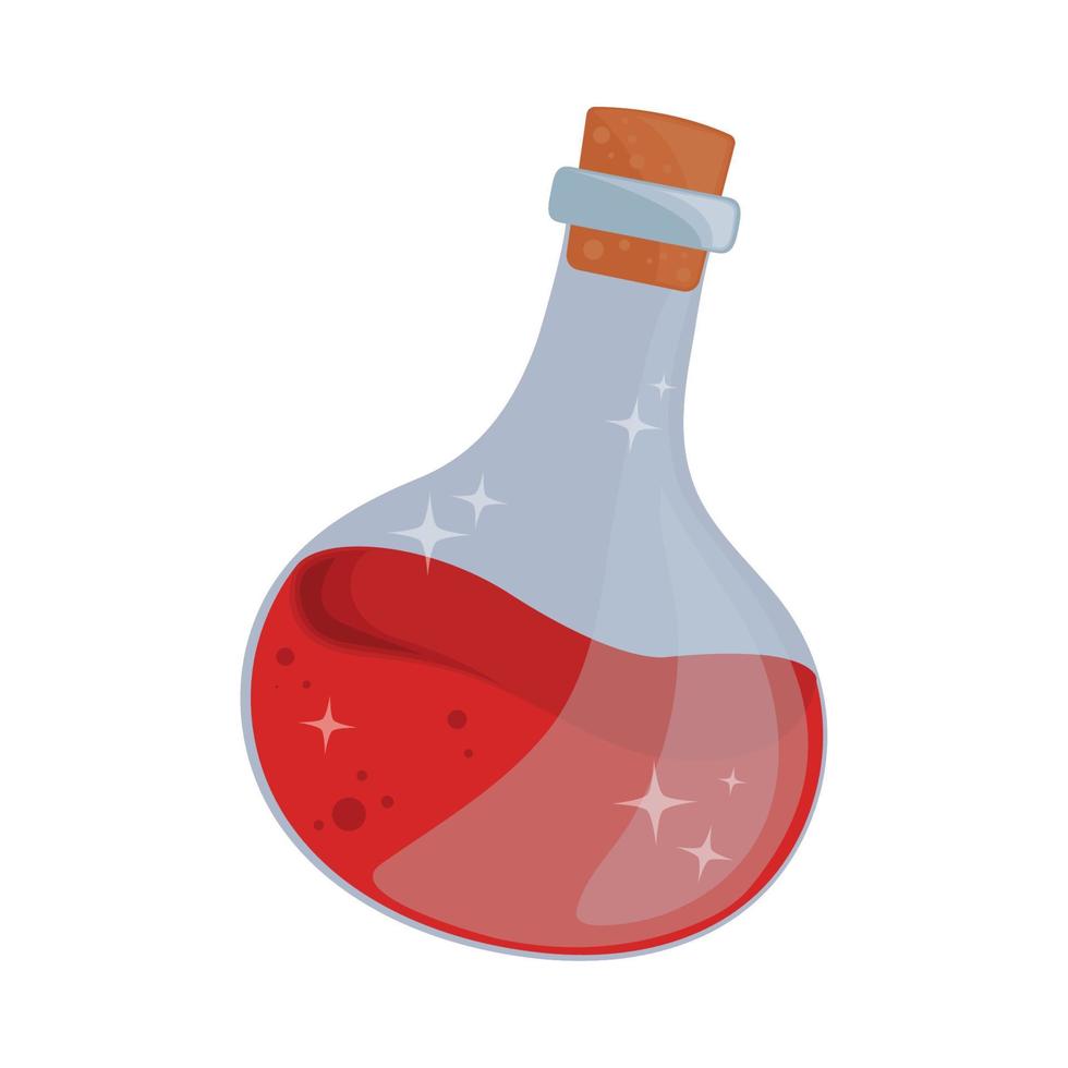 halloween bottle elixir vector