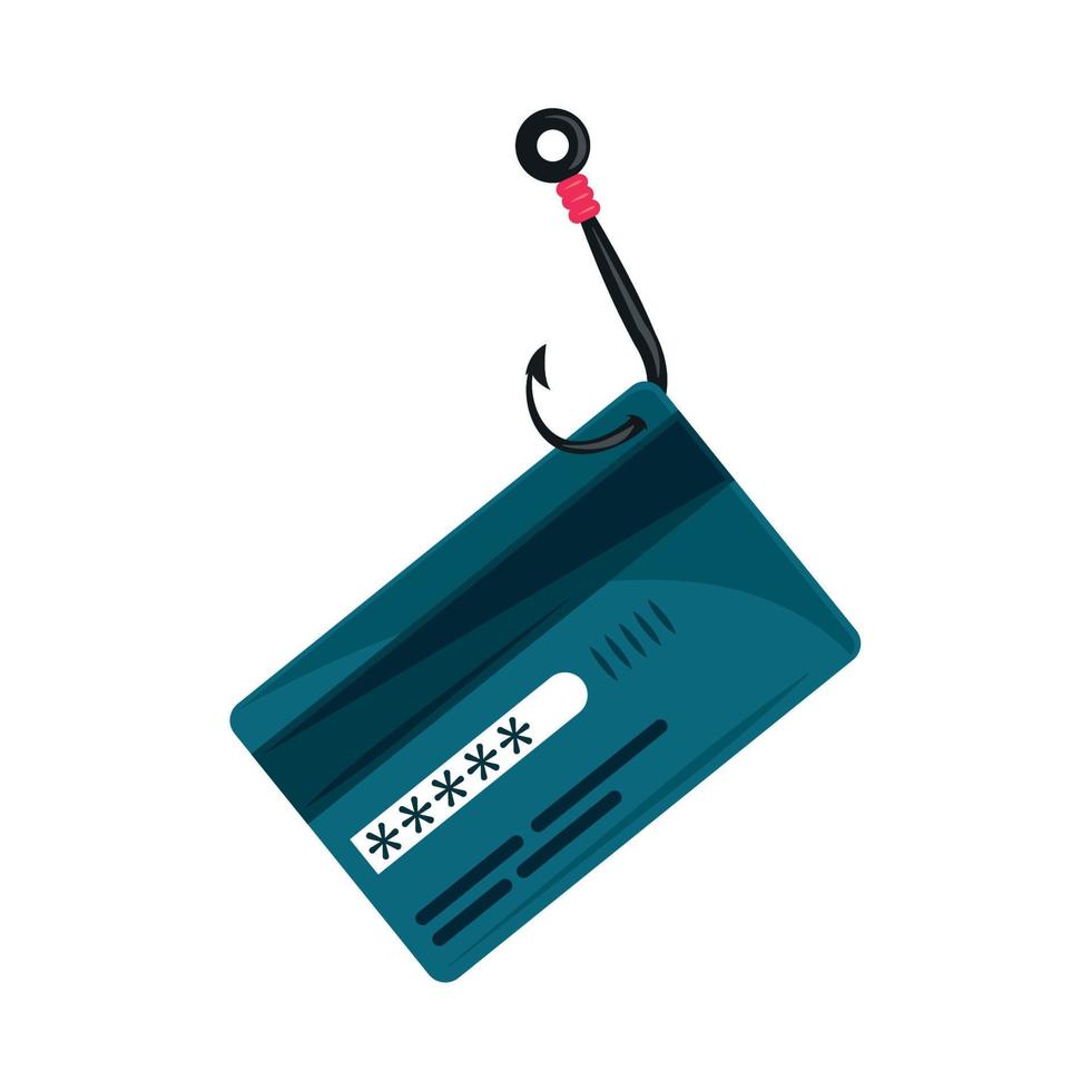 bank phishing concept vector