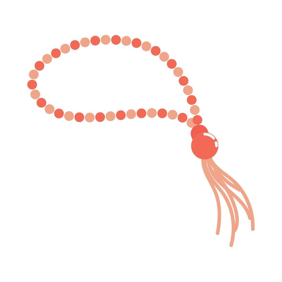 islamic rosary icon vector