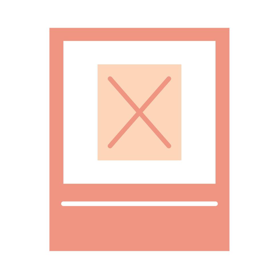elections cross mark vector