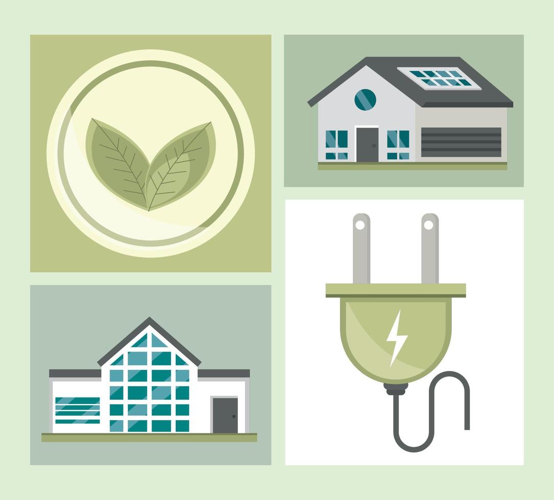 solar panel energy vector