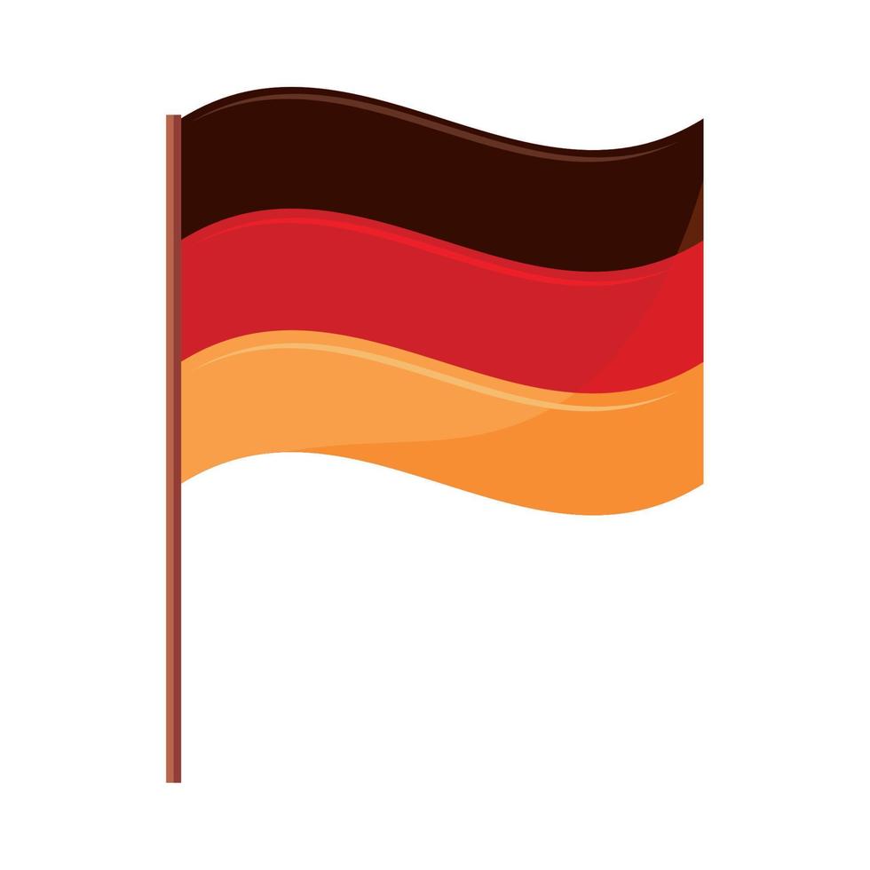 bandera de alemania vector