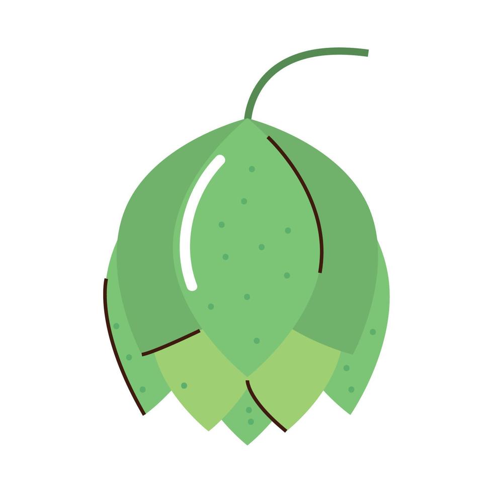 icono de semilla de lúpulo vector