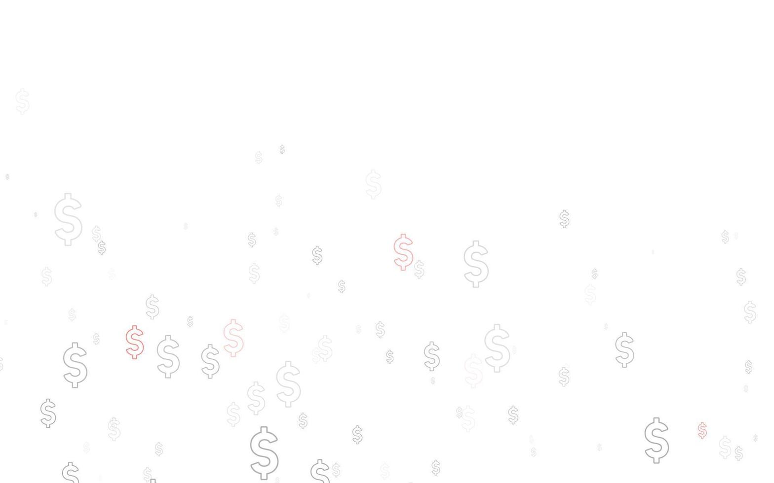 vector de ilustración de símbolo de dólar de moneda minimalista aleatoria para logotipo, tarjeta, banner, web e impresión.