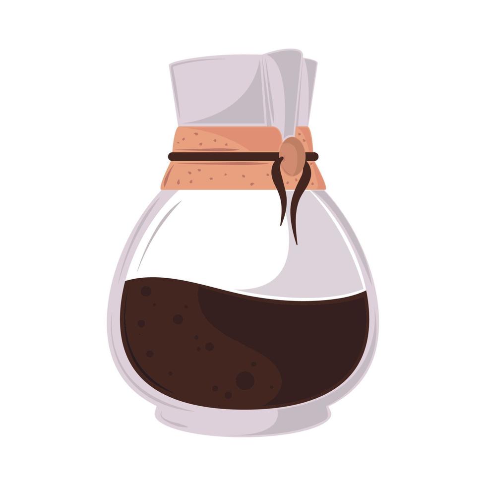 coffee kettle brew vector