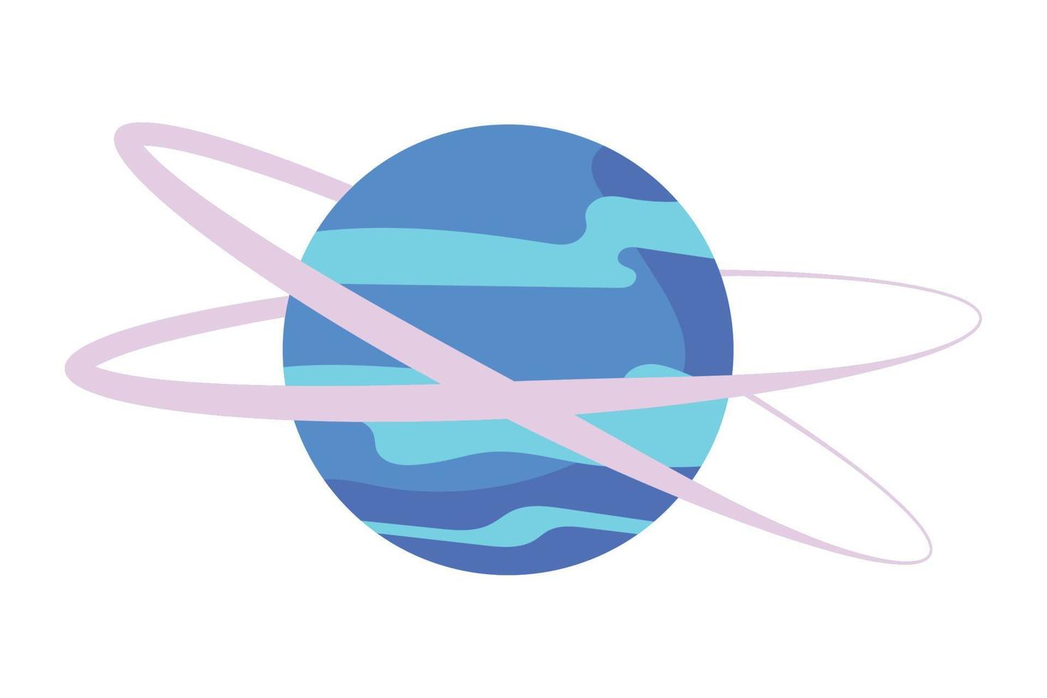 milky way planet vector