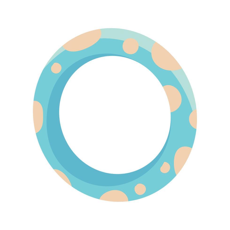 inflatable ring icon vector