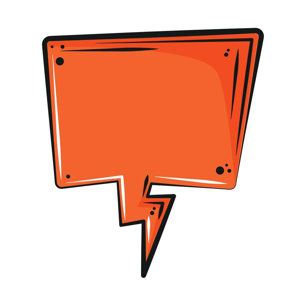 comic talk bubble vector
