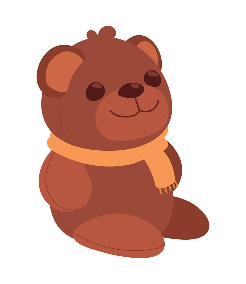 teddy bear toy vector