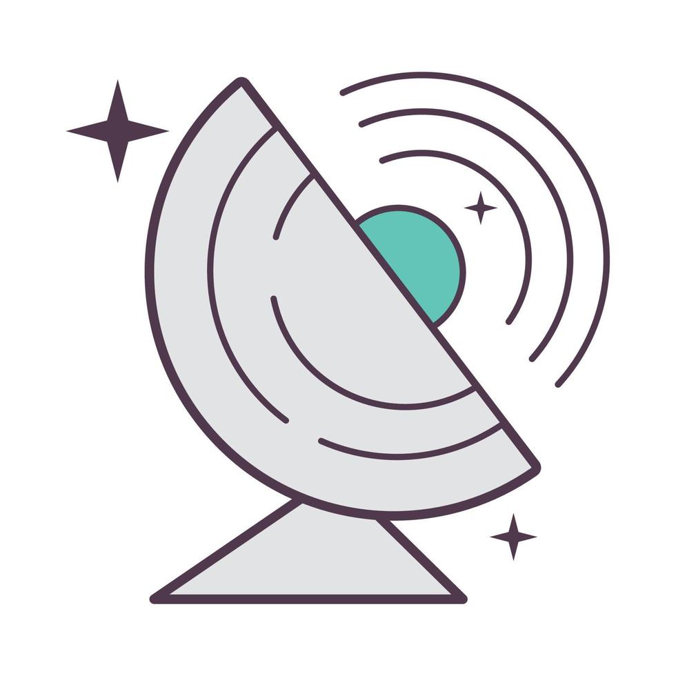 space antenna icon vector