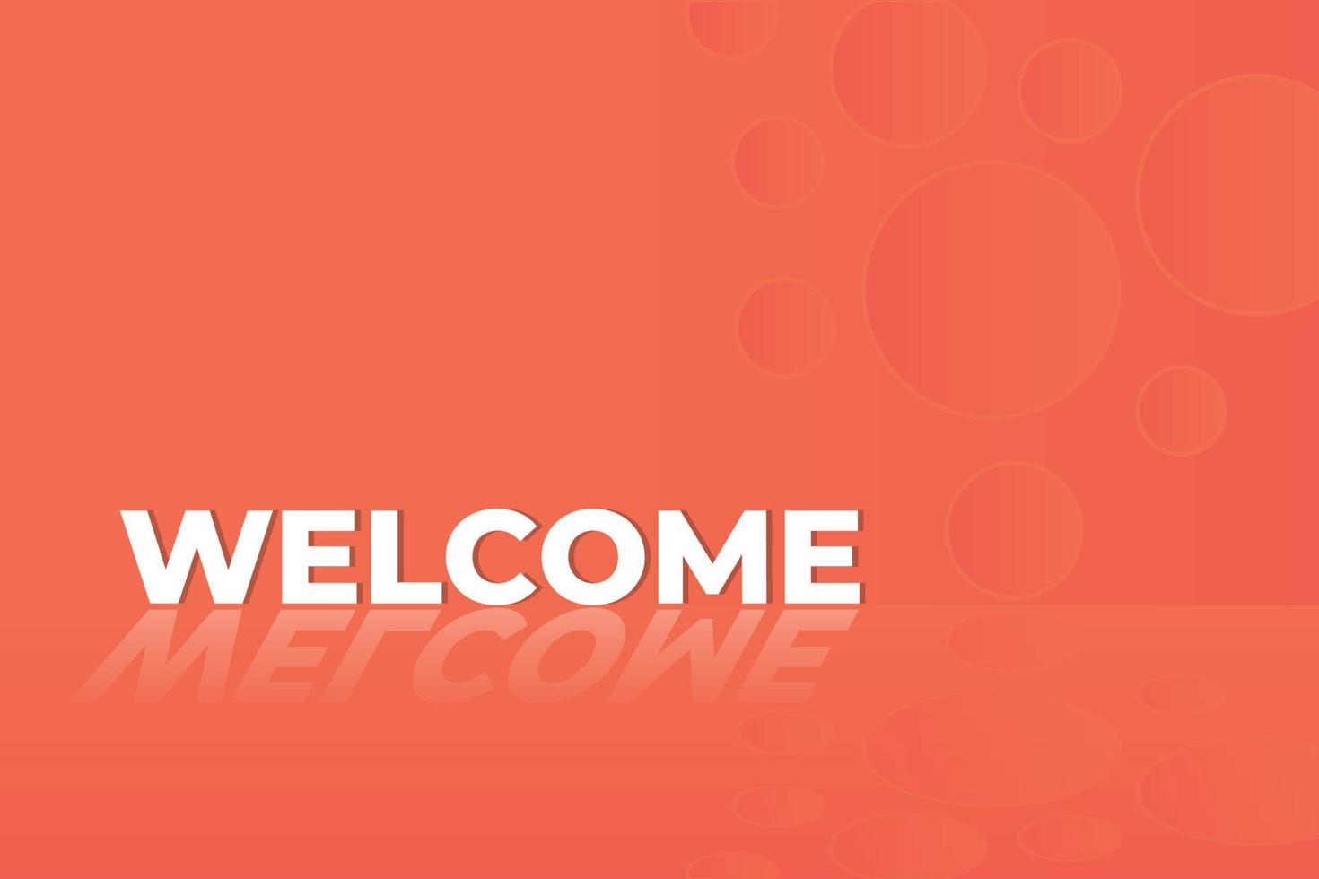 minimalist welcome background vector