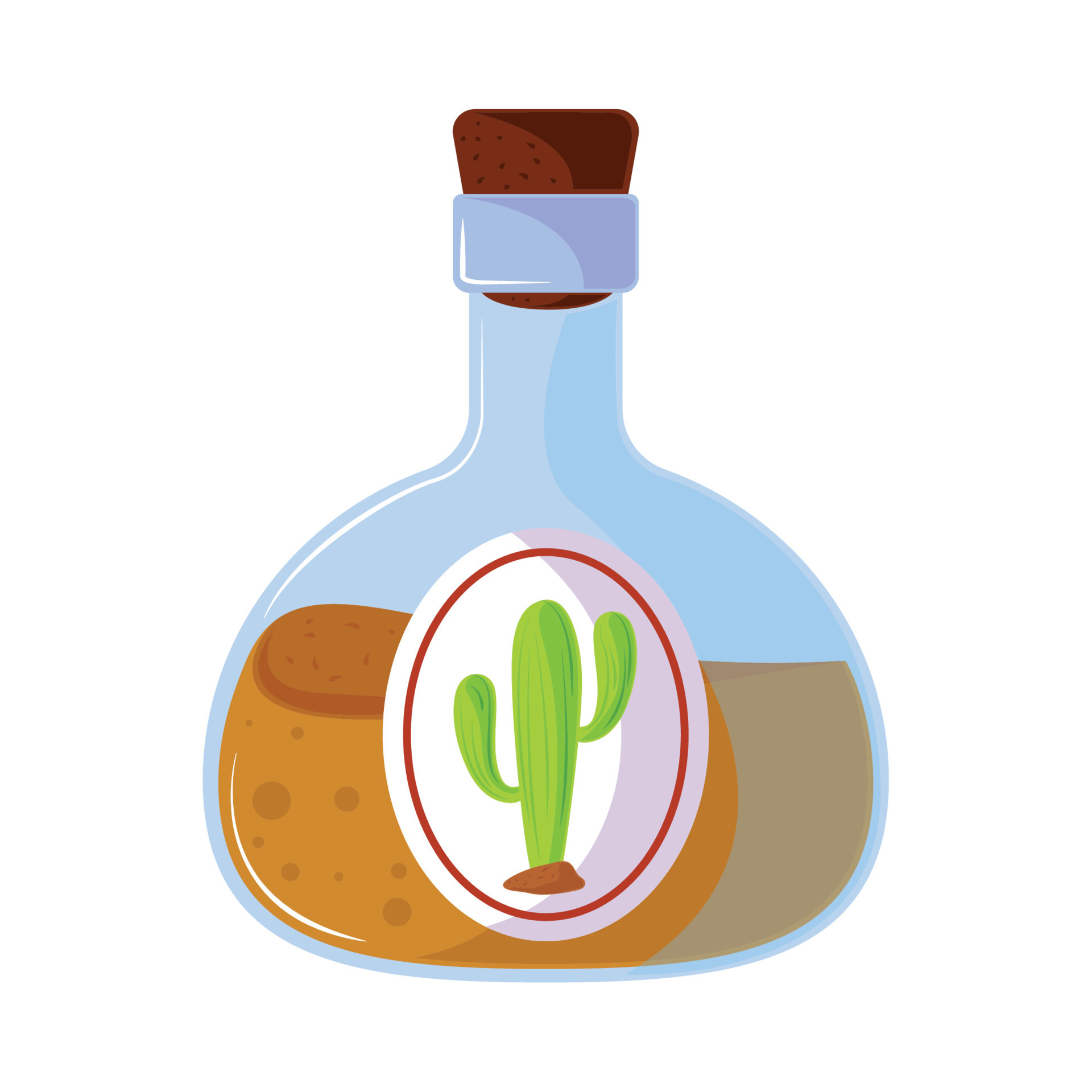 tequila bottle drink 10826119 Vector Art at Vecteezy