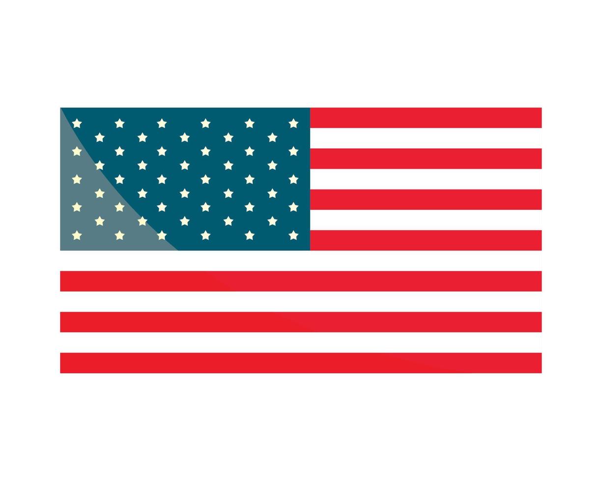 bandera estados unidos de america vector