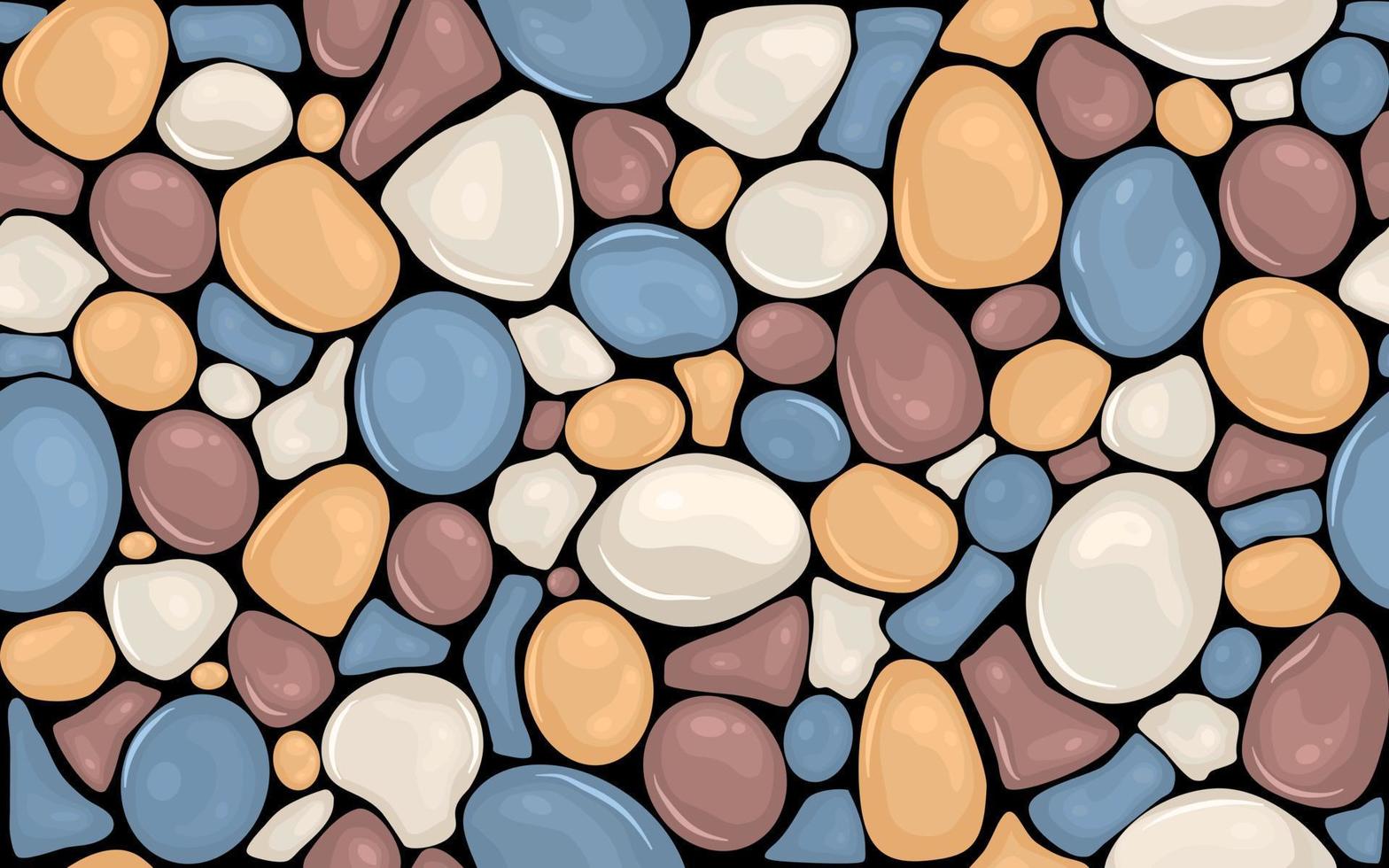 Colorful Stone Texture Background Material vector