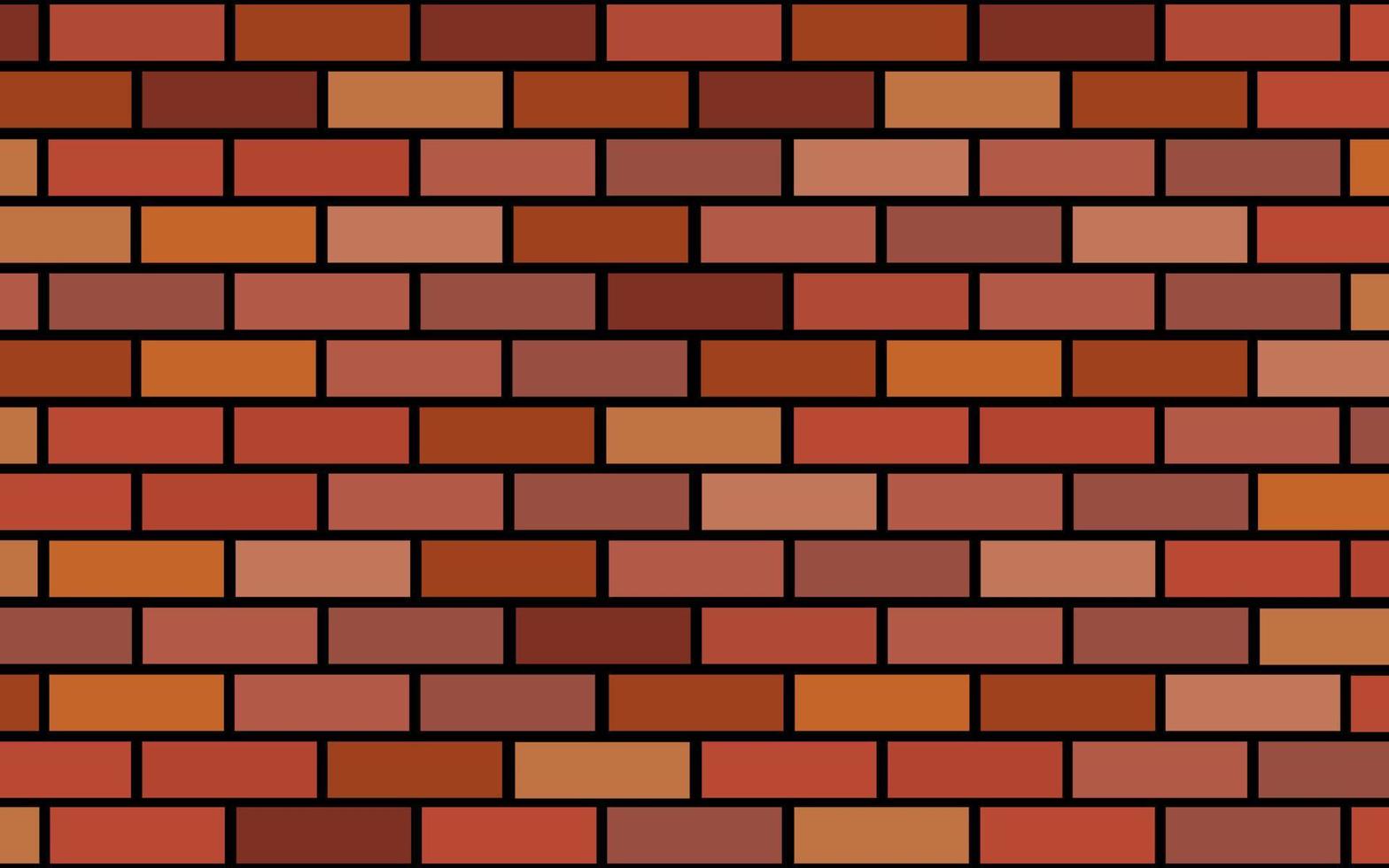 cartoon brick wall background vector