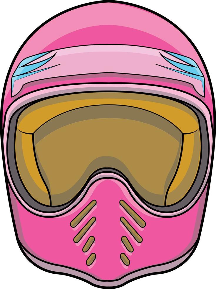 Full Face Helmet vector