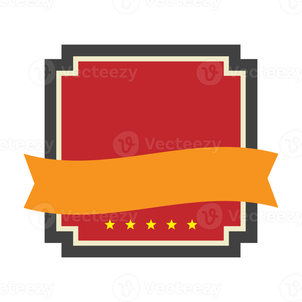 logotipo de vetor retrô vintage para banner png