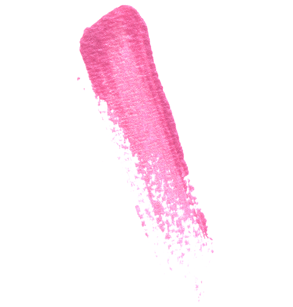 trazo de pincel de acuarela rosa png