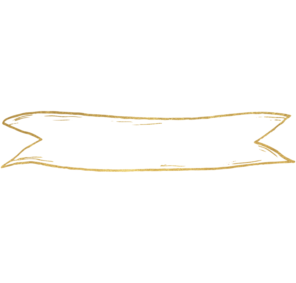 Valentine's Day with gold line art png