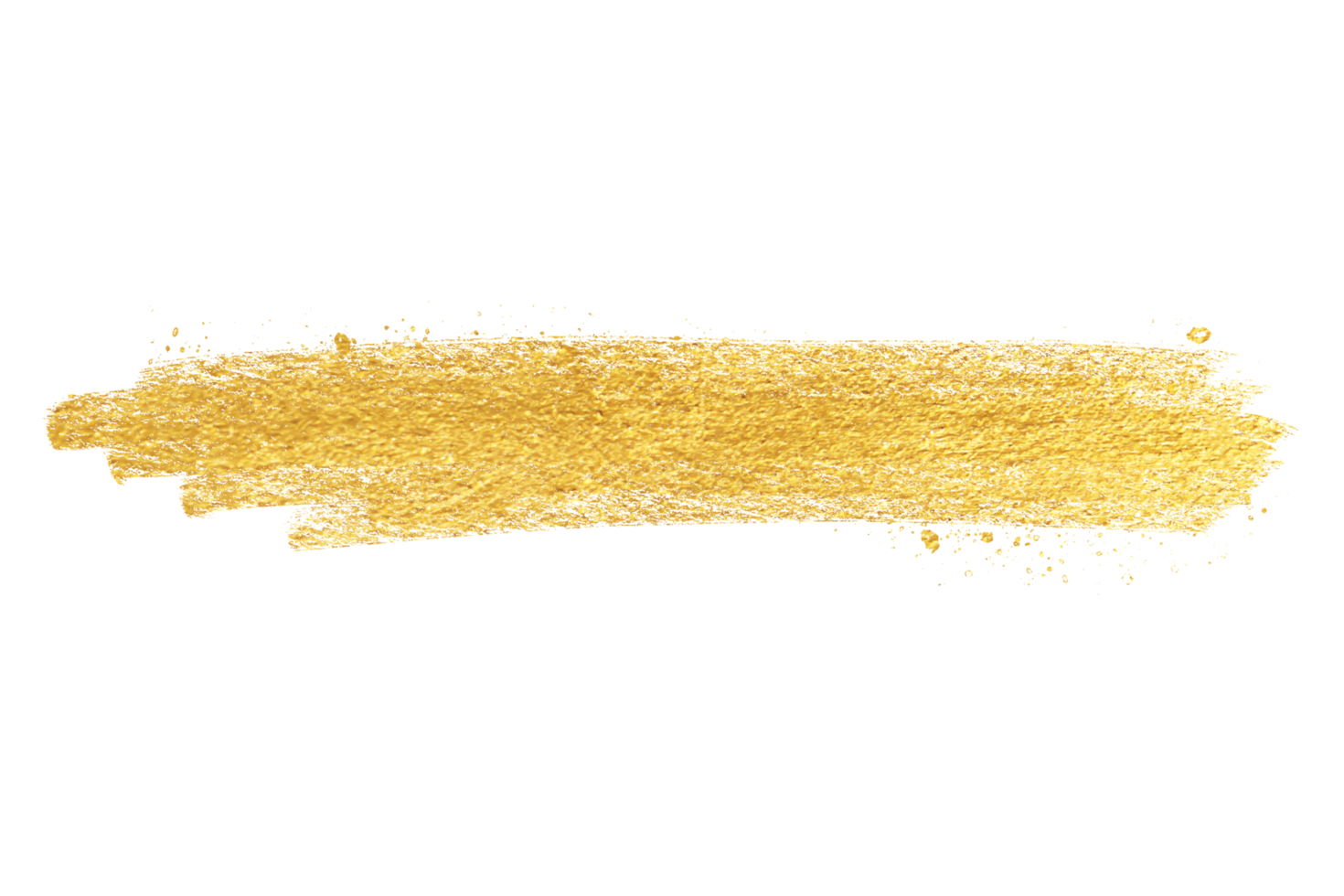 textura de pincel de brilho dourado png