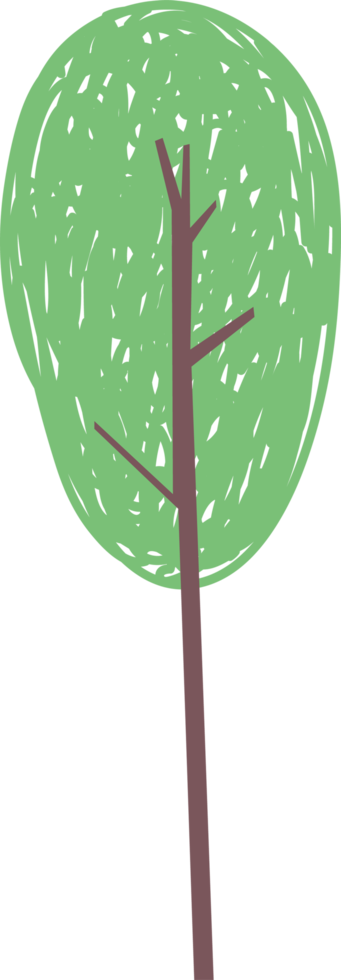 Baum-Cartoon-Doodle png