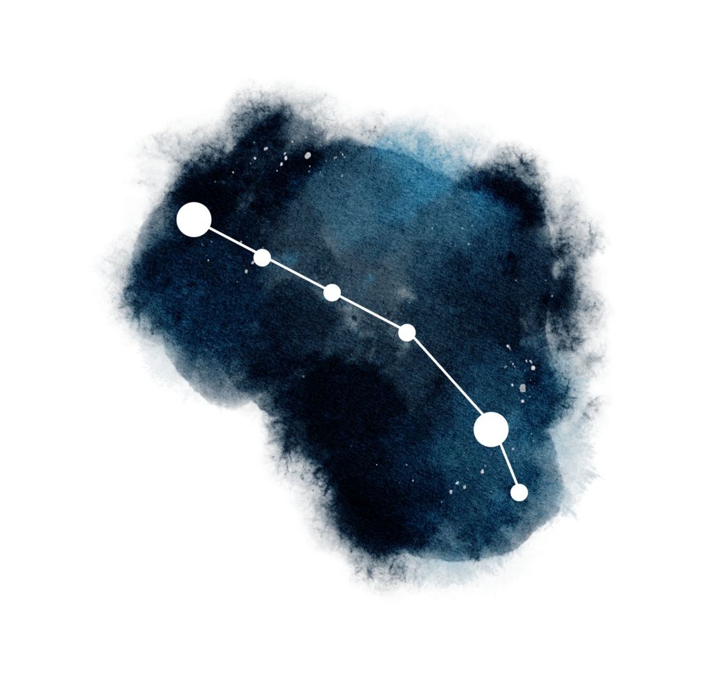 Zodiac sign with watercolor png