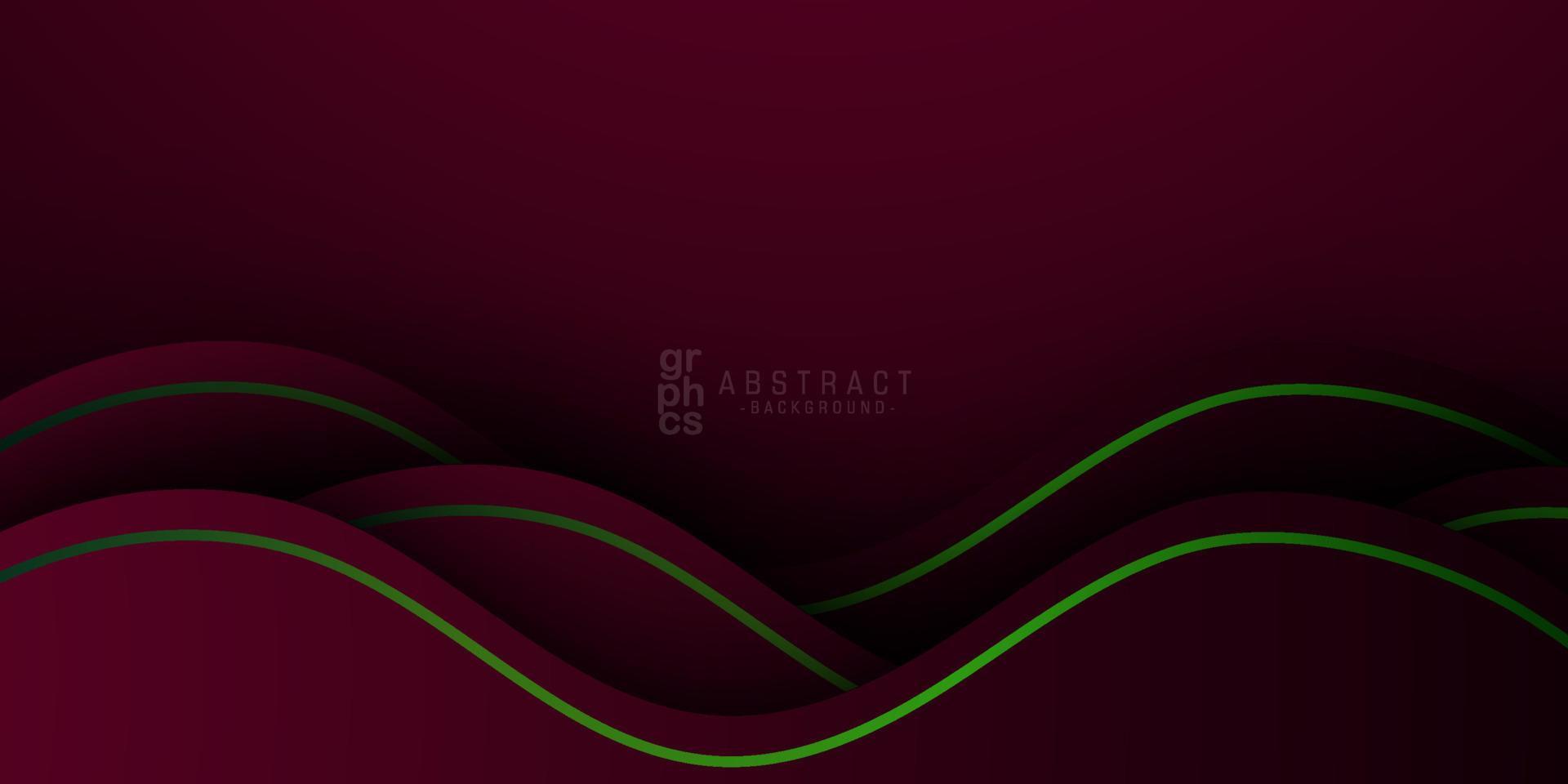 Abstract dark red wavy background with gradient color on background. Eps10 vector