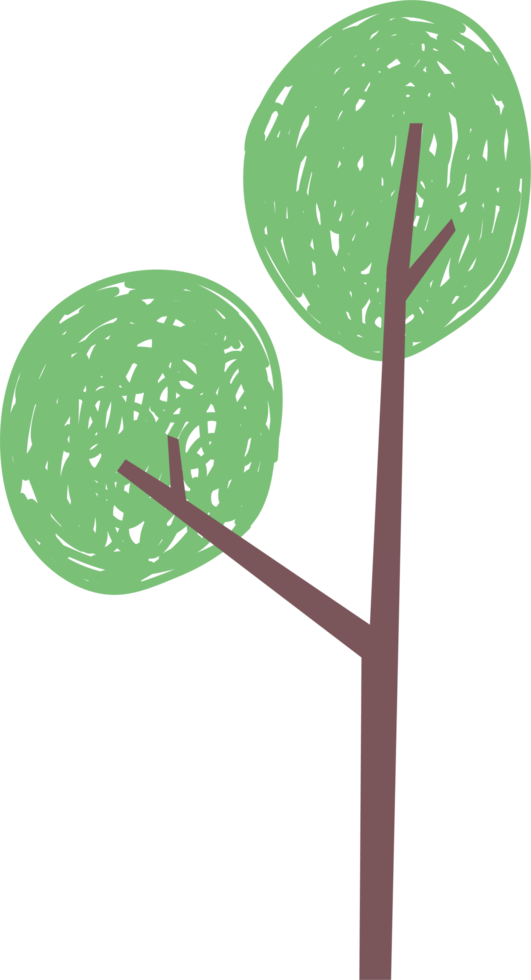 tree cartoon doodle png