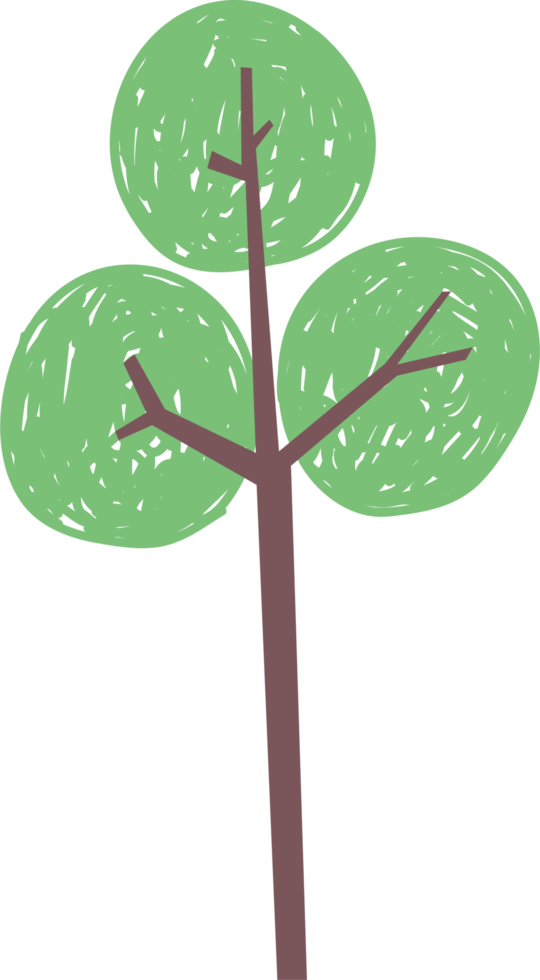 tree cartoon doodle png