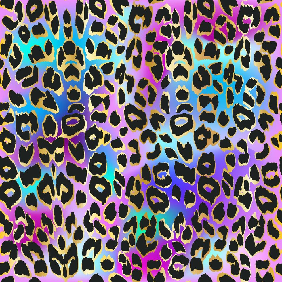 fondo de leopardo. patrón sin costuras Huella animal. vector