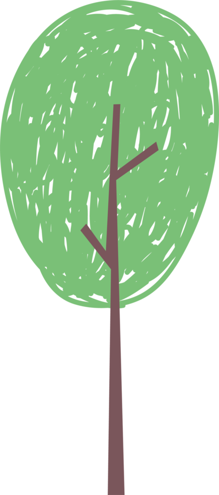 tree cartoon doodle png