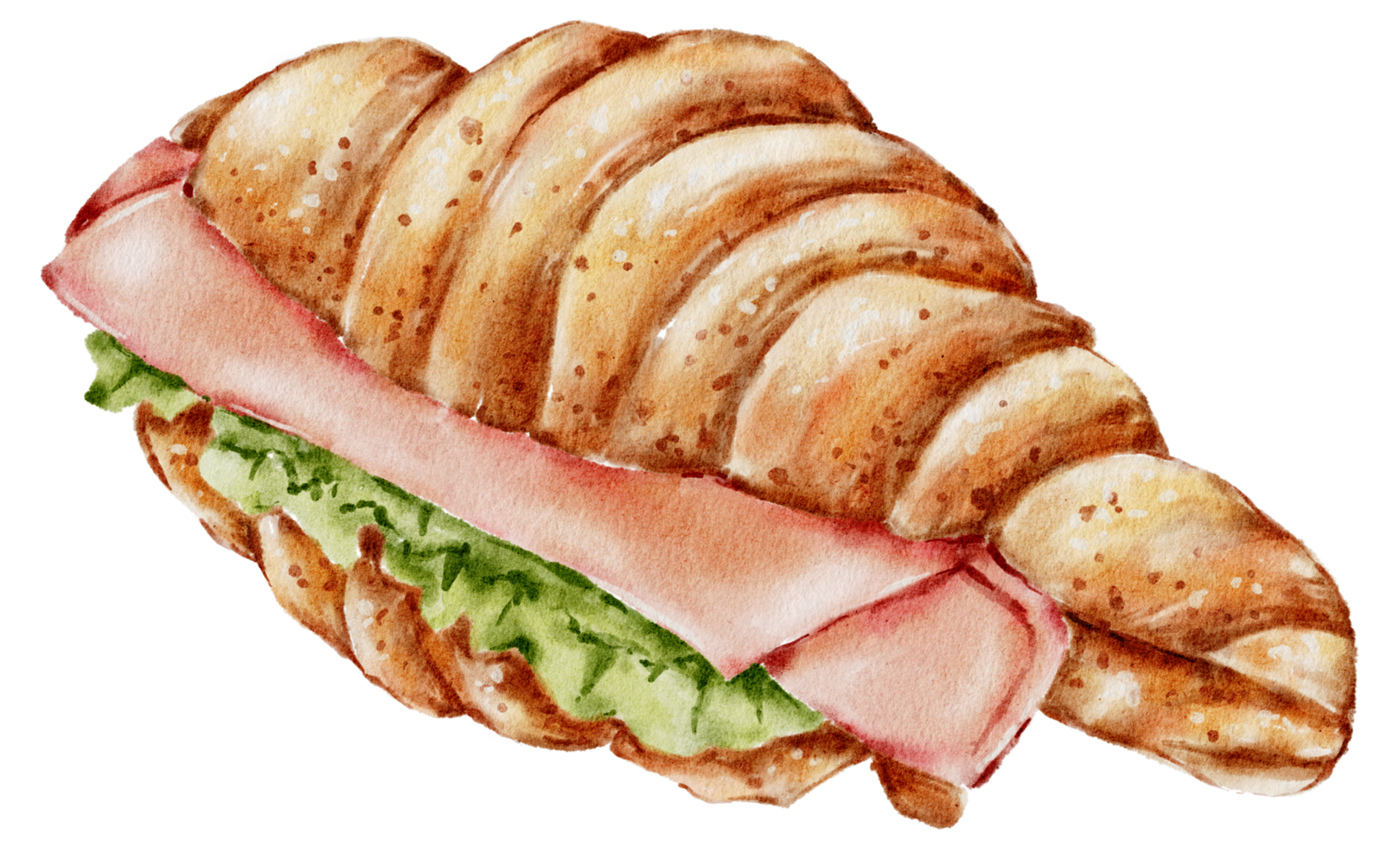 panadería de acuarela, pan, pastel, hornear, pintura a mano png