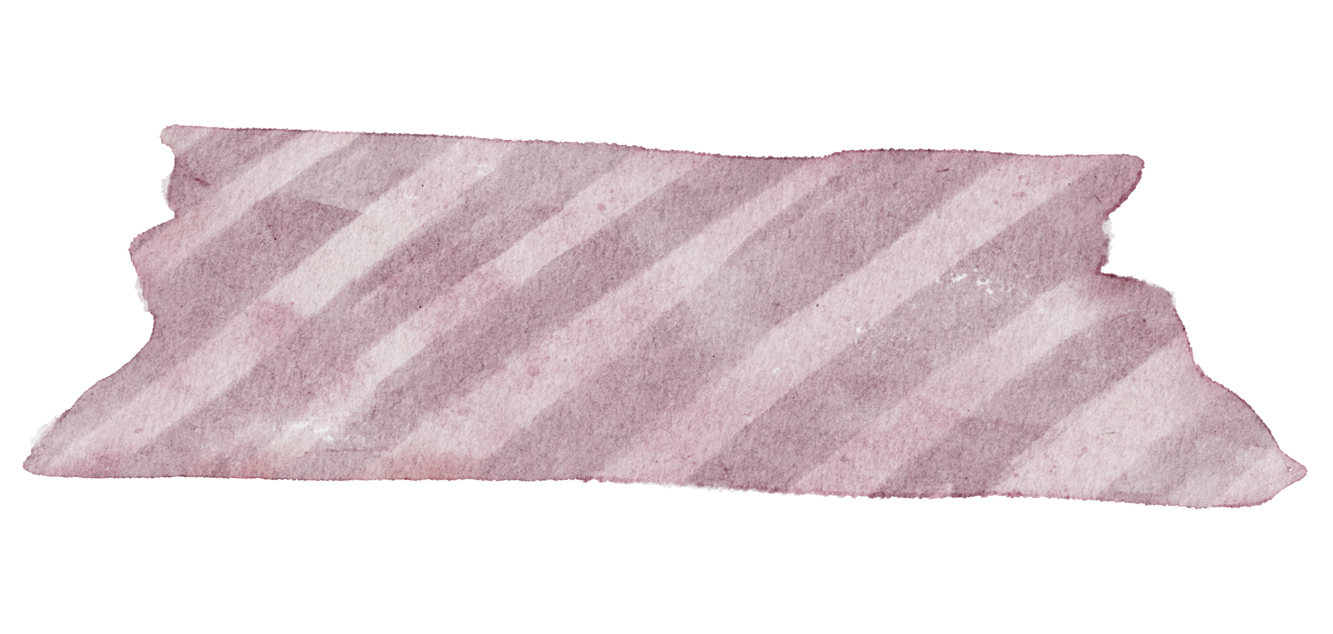 Washi tape watercolor element for decorate png