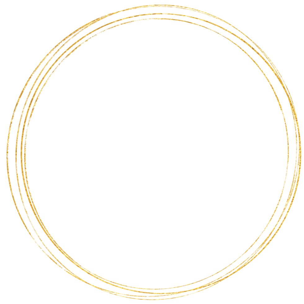 Circulo De Oro PNG Para Descargar Gratis