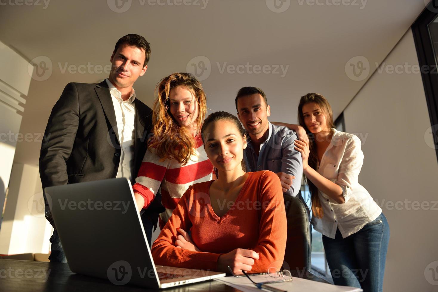 business people team on meeting photo