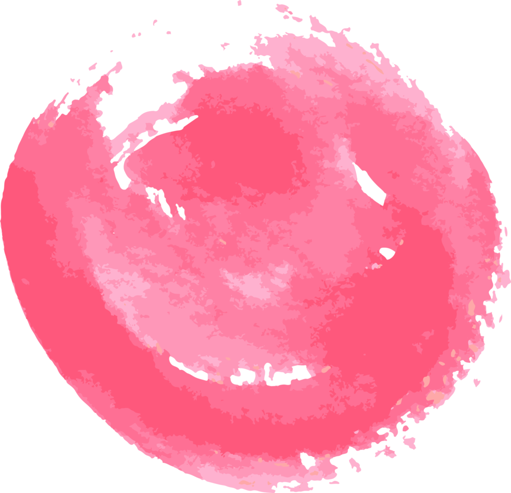 Red Watercolor brush stroke png