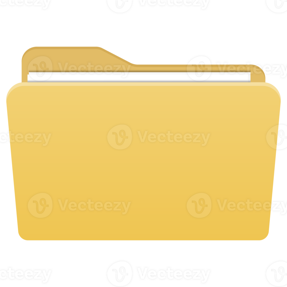 Folder icon. Flat design graphic illustration. png