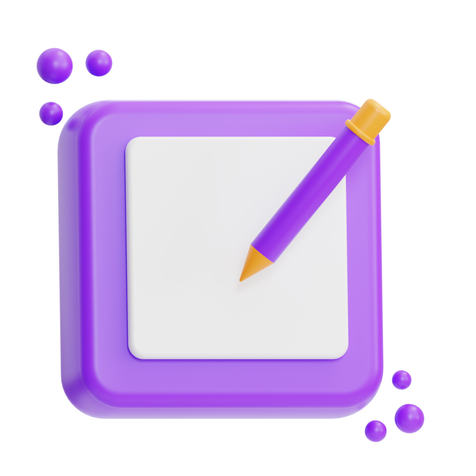 editor illustration 3d png