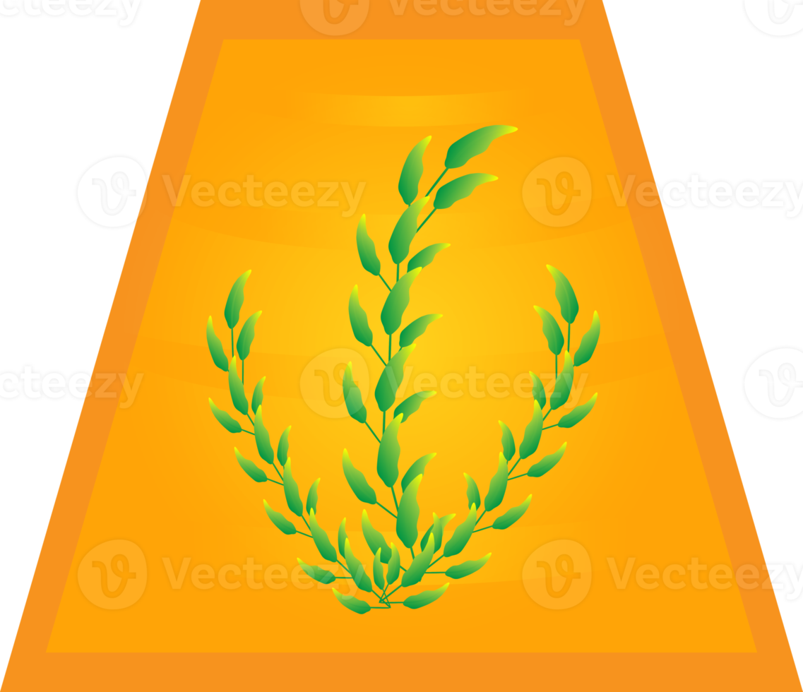 Flower potted vase shape light vivid graphic design pattern abstract background illustration png