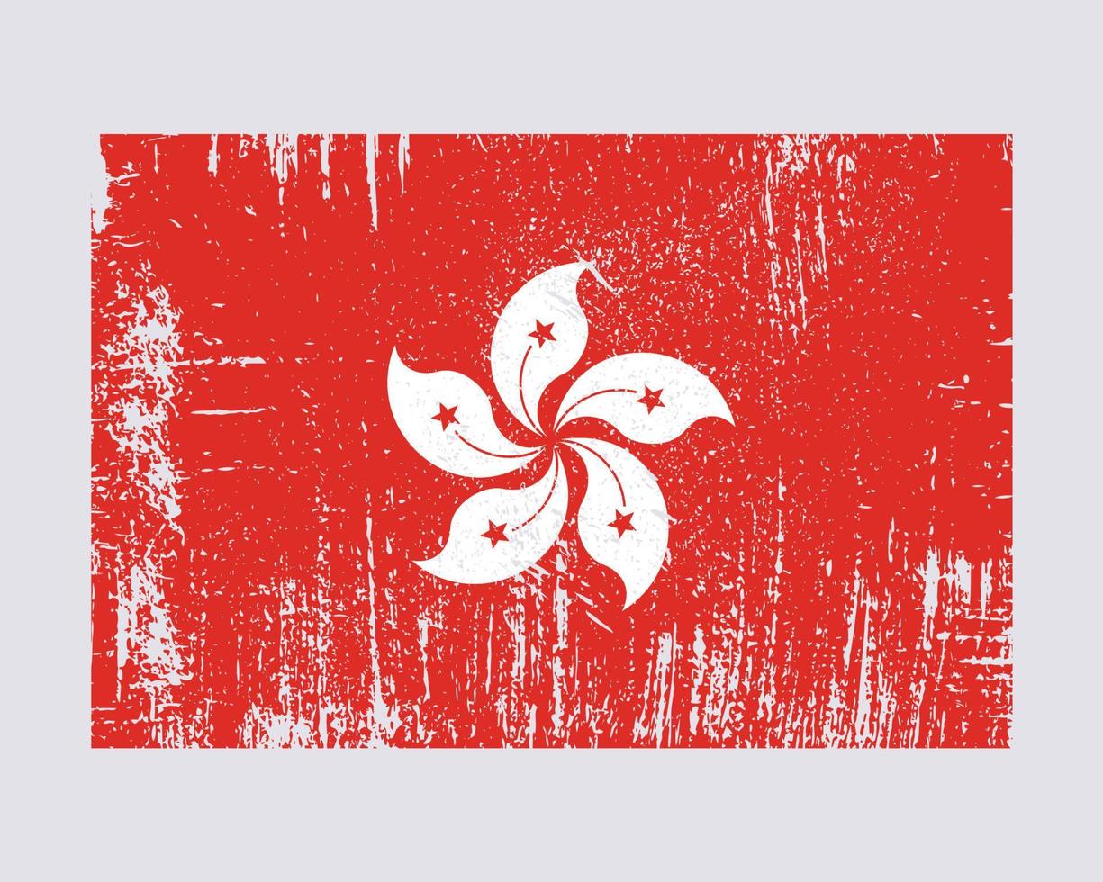 Hong Kong flag vector