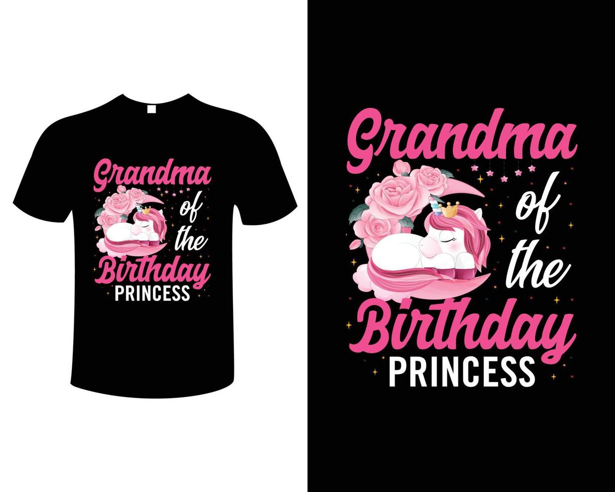 Birthday T-Shirt Design Vector template