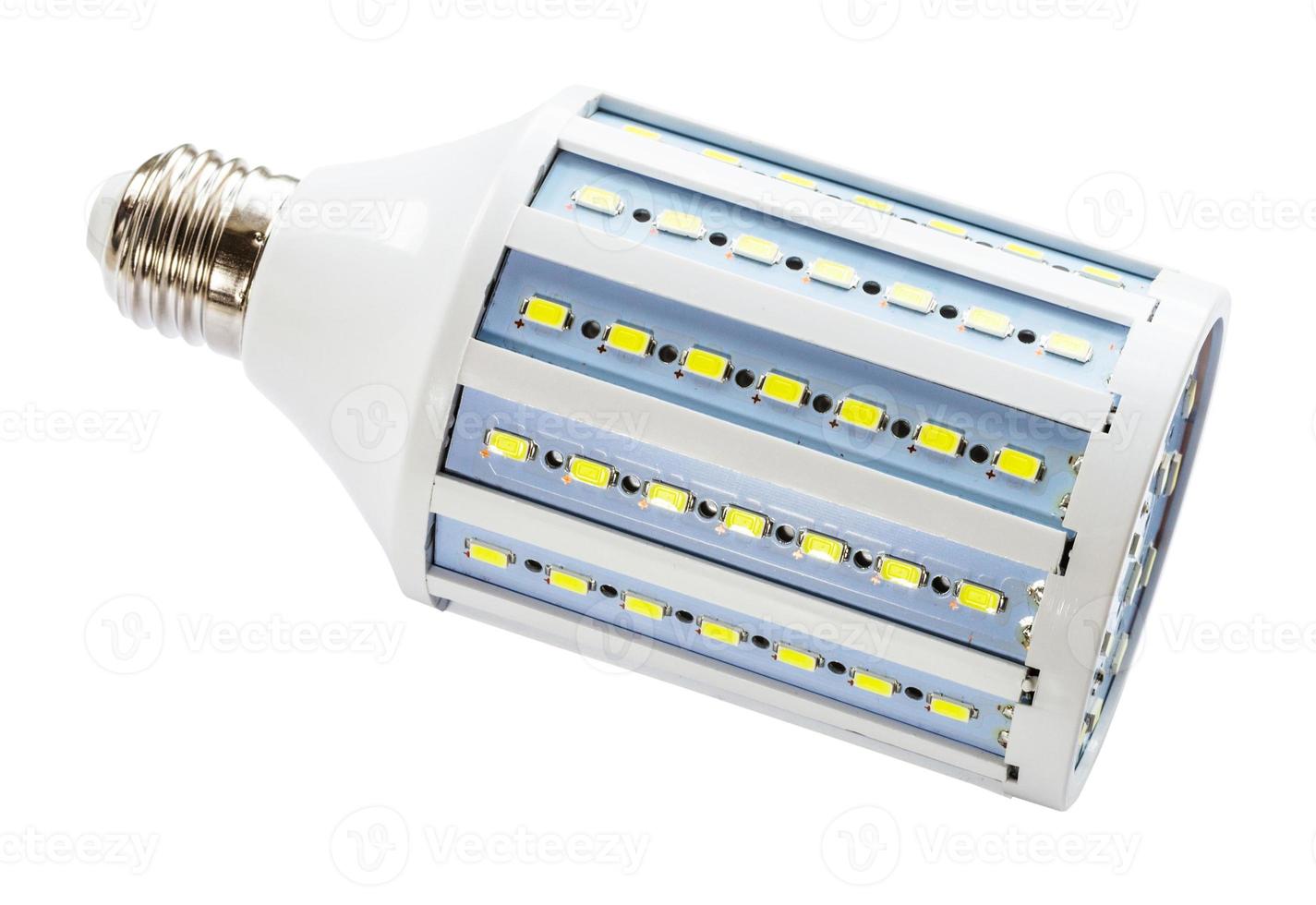 new LED bulb corn lamp isolated on white photo